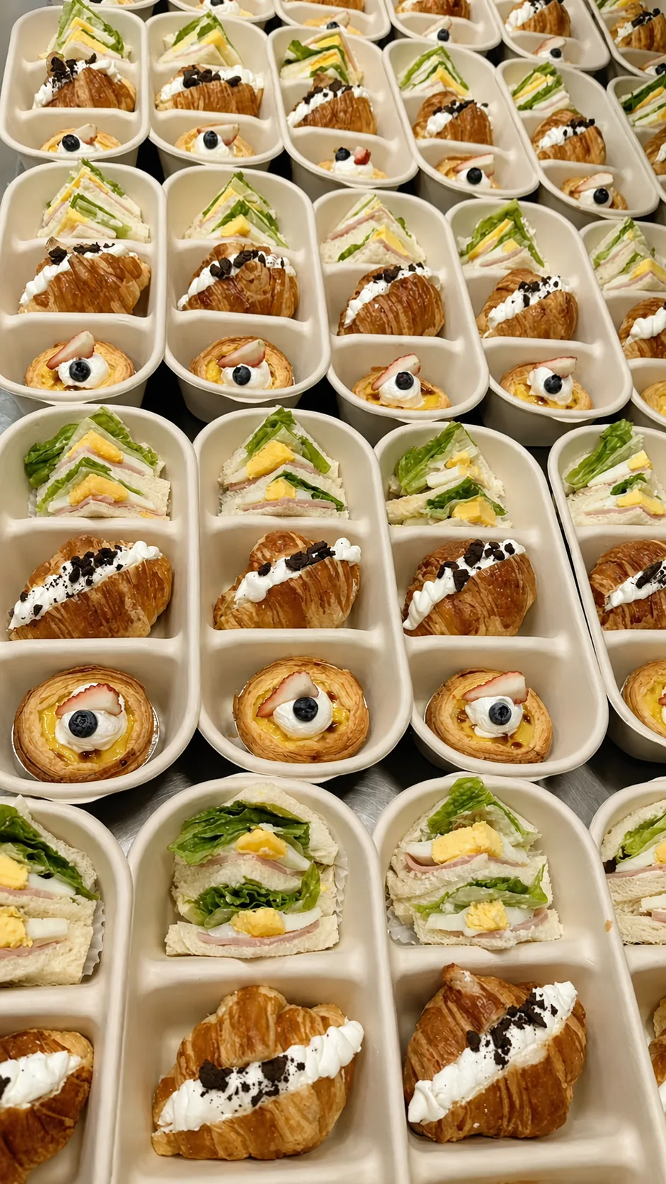 独立餐盒甜点轻食茶歇实拍